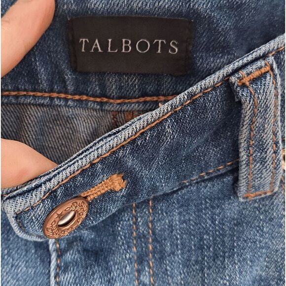 Talbots High Waist Straight Ankle Jeans in Ventura Wash size 2 - Picture 7 of 9